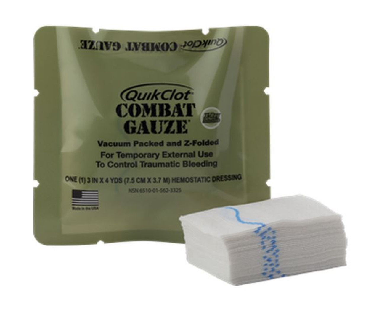 Купити Гемостатичний бинт QuikClot Combat Gauze в інтернет